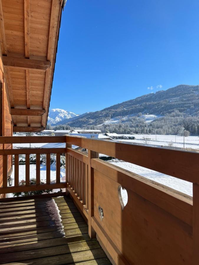 Gîte Balnéo Au Coeur des Alpes Taninges Extérieur photo
