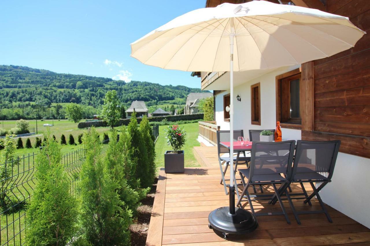 Gîte Balnéo Au Coeur des Alpes Taninges Extérieur photo